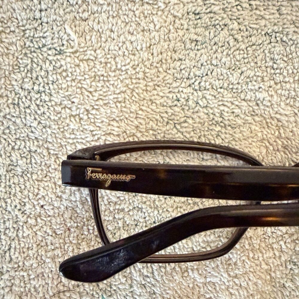 Salvatore Ferragamo Black Eyeglasses Frames Only SF2733 Unisex Hardshell Case - Picture 8 of 15